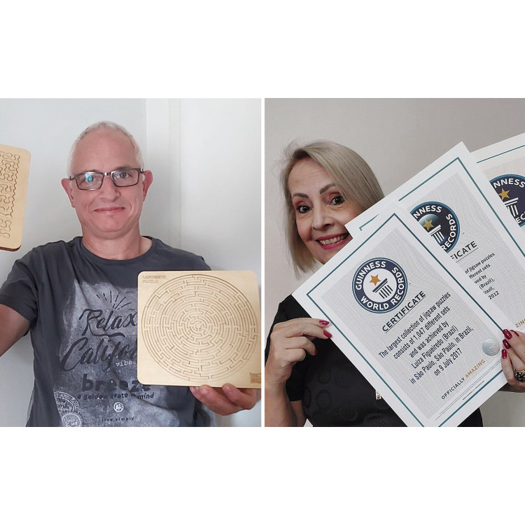 "Pures Vergnügen": Guin"Pure Pleasure": Guinness World Records Holders Solve EscapeWelt Puzzlesness-Weltrekordhalter lösen EscapeWelt Puzzles