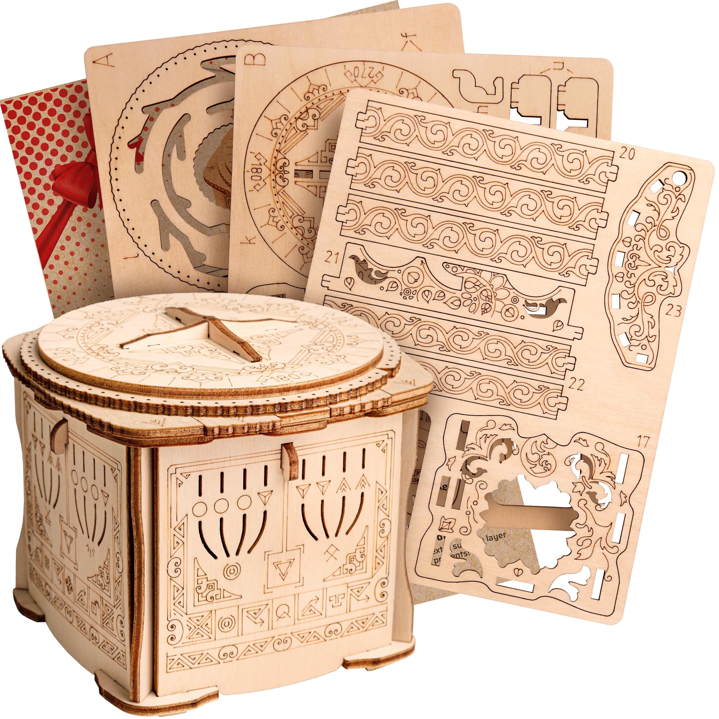 Images and photos of Wooden Secret LOCK BOX. ESC WELT.